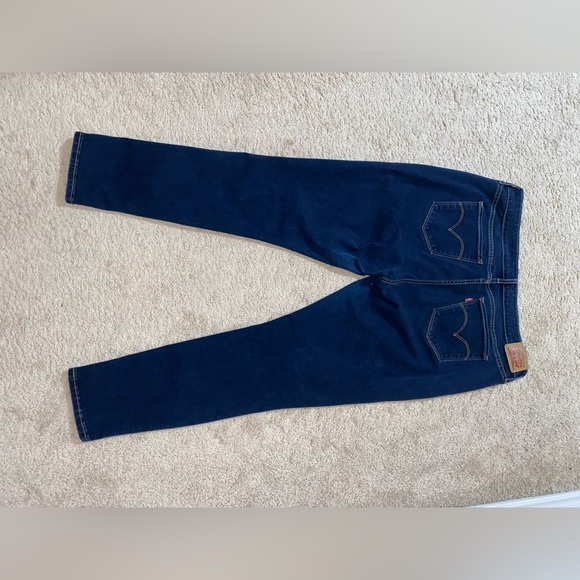 Blue fitted stretchy skinny jeans - Picture 3 of 3